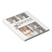 カスタム5モダン枚フォトコラージュ |バチェロレッテ ノートパッド (アングル)