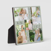 カスタム5写真コラージュ最高のミミエバーグリーンプラーク フォトプラーク (正面)