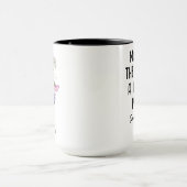 カスタム5月誕生花 - 名前入り マグカップ (中央)