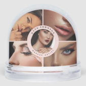 カスタム5枚の写真コラージュ・ビジネス・クリスマス (裏面)