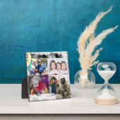 カスタム5枚の写真白黒抽象芸術フローラ フォトプラーク (インサイチュ)