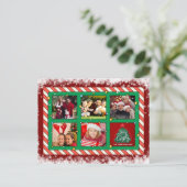 カスタム5枚の写真 シーズンポストカード (スタンド正面)