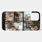 カスタム5枚の写真Instagramコラージュ署名 Case-Mate iPhoneケース (裏面 (横))