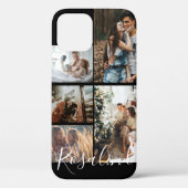 カスタム5枚の写真Instagramコラージュ署名 Case-Mate iPhoneケース (裏面)