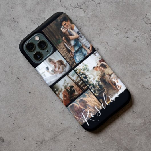 カスタム5枚の写真Instagramコラージュ署名 Case-Mate iPhoneケース