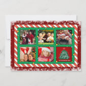 カスタム5枚フォトクリスマスフラットホリデーカード シーズンカード (正面)