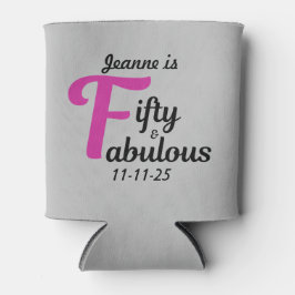 カスタム50と素晴らしいハッピー50の誕生日 缶クーラー