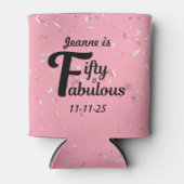 カスタム50と素晴らしいハッピー50の誕生日 缶クーラー (正面)