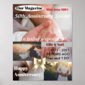 カスタム50周年記念ポスターアイディア ポスター (正面)