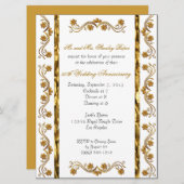 カスタム50周年記念招待状 招待状 (正面/裏面)