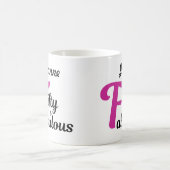 カスタム50歳とエレガント素晴らしい誕生日パーティー コーヒーマグカップ (中央)