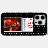 カスタム50&ファボラスフォトレッド50th誕生日12 Case-Mate iPhoneケース (裏面 (横))