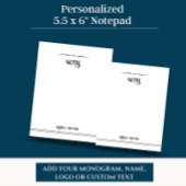 カスタム5.5x6メモ帳、ノートパーソナライズされたデスクトップ ノートパッド