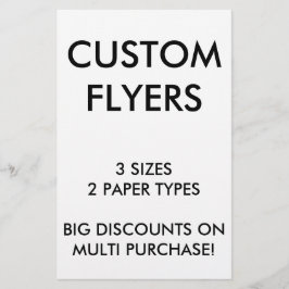 カスタム5.5x8.5インチFlyersパーソナライズされたテンプレート空白の チラシ