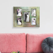 カスタム5 Photo Collage キャンバスプリント (インサイチュ (リビング))