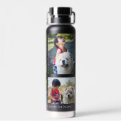 カスタム5 Photo Keepsake Collage ウォーターボトル (背面)