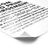 カスタム5"x7"ポートレートの写真の拡大プリント フォトプリント            (角)