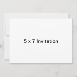 カスタム5 x 7招待状（水平） 招待状