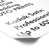 カスタム5" x 7"プロフェッショナルフォトプリント フォトプリント            (角)