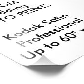 カスタム5" x 7"プロフェッショナルフォトプリント フォトプリント            (角)