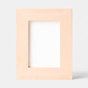 カスタム5" x 7"ポートレート、FrameStyle：ナチュラル レーザー彫刻フレーム