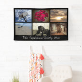 カスタム6の写真のコラージュの横の写真 横断幕 (インサイチュ)