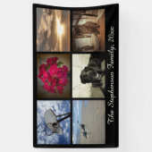 カスタム6の写真のコラージュの横の写真 横断幕 (縦)