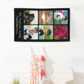 カスタム6の写真のコラージュの縦のモザイク写真 横断幕 (インサイチュ)