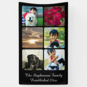 カスタム6の写真のコラージュの縦のモザイク写真 横断幕 (縦)