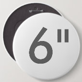 カスタム6インチコロッサルラウンドボタン空白のテンプレート 缶バッジ (正面&裏面)