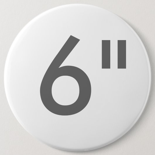 カスタム6インチコロッサルラウンドボタン空白のテンプレート 缶バッジ (正面)