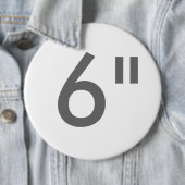 カスタム6インチコロッサルラウンドボタン空白のテンプレート 缶バッジ (インサイチュ)