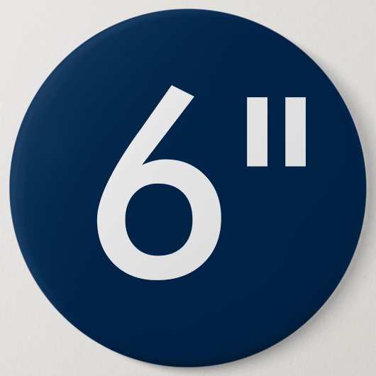 カスタム6インチ巨大丸型ボタン空白のテンプレート 缶バッジ (正面)