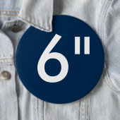 カスタム6インチ巨大丸型ボタン空白のテンプレート 缶バッジ (インサイチュ)