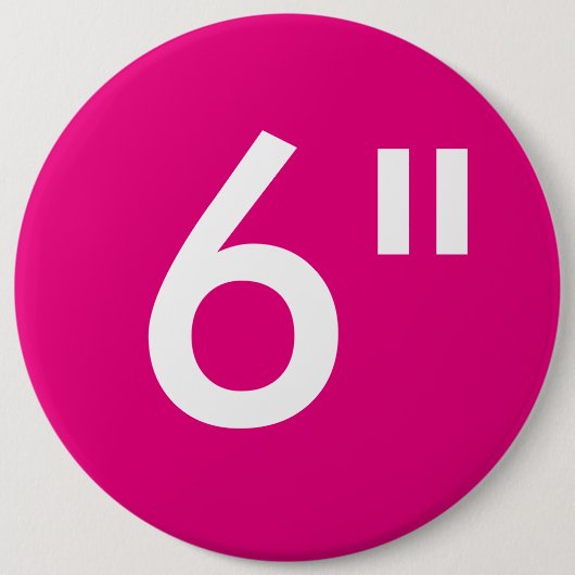 カスタム6インチ巨大丸型ボタン空白のテンプレート 缶バッジ (正面)