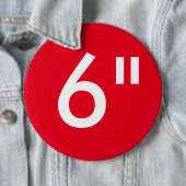 カスタム6インチ巨大丸形バッジ空白のテンプレート 缶バッジ (インサイチュ)