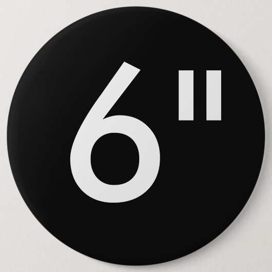 カスタム6インチ巨大丸形バッジ空白のテンプレート 缶バッジ (正面)