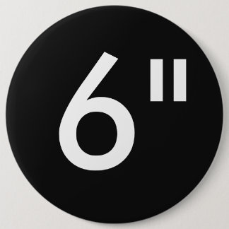 カスタム6インチ巨大丸形バッジ空白のテンプレート 缶バッジ