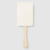 カスタム6パーソナライズされたインチx 10インチ結婚のFANSテンプレート ハンドファン (裏面)