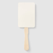 カスタム6パーソナライズされたインチx 10インチ結婚のFANSテンプレート ハンドファン (裏面)