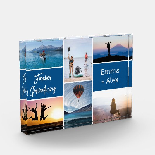 カスタム6フォトコラージブロック – 冒険と旅行 フォトブロック (左)