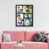カスタム6フォトコラージモザイクキャンバスプリント キャンバスプリント (インサイチュ (リビング))