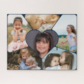 カスタム6フォトコラージュパズル – ギフパーソナライズされたト ジグソーパズル (横)