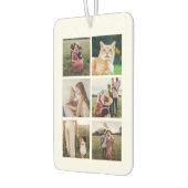 カスタム6フォトコラージュ カーエアーフレッシュナー (左)