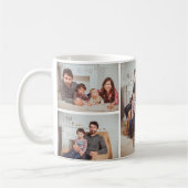 カスタム6家族の写真コラージュ コーヒーマグカップ (左)