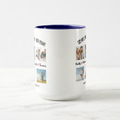 カスタム6家族の写真マグカップ マグカップ (中央)