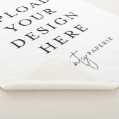 カスタム60インチx 80インチSherpaブランケット、大 シェルパブランケット (3/4)