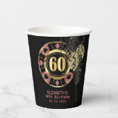 カスタム60th誕生日ベガススタイル 紙コップ (正面)