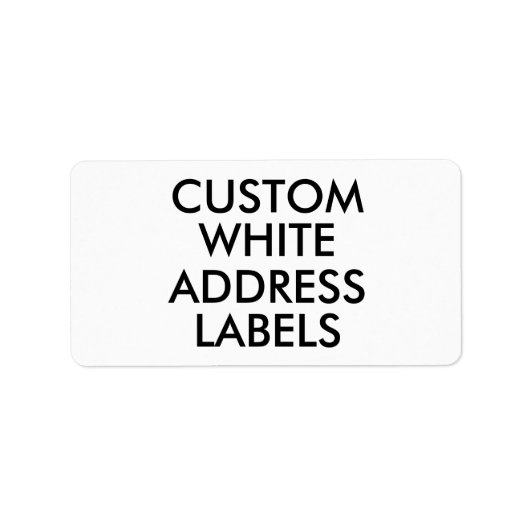 カスタム6871パーソナライズされた住所 シール (正面)
