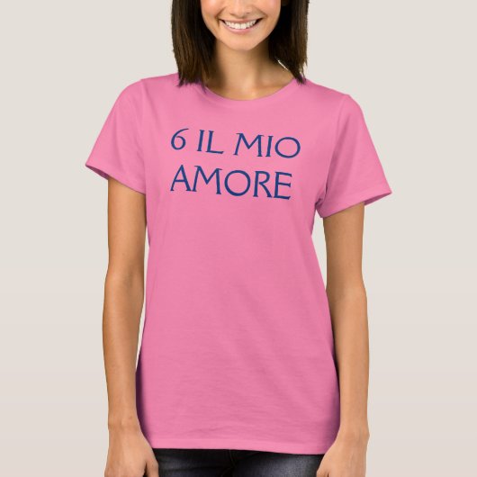 カスタム6 私の愛する人Tシャツ レディースベーシック Tシャツ (正面)